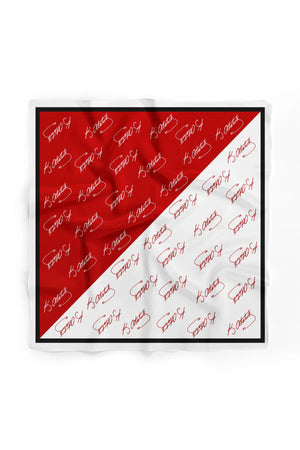 Atatürk Desenli Çok Amaçlı Pamuk Fular Bandana - Pamuklu Bandana Fular Günlük Kullanım Için