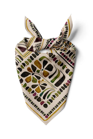 Pamuk Bandana - Pamuklu Bandana Fular Günlük Kullanım Için