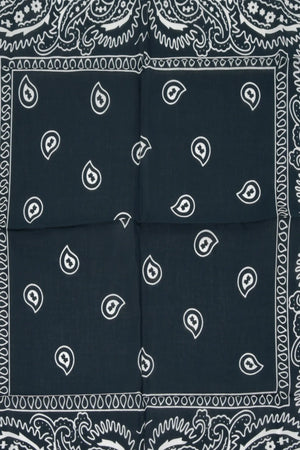 Füme Renk Etnik Desen Bandana - Stil Sahibi Kadın Bandana Fular