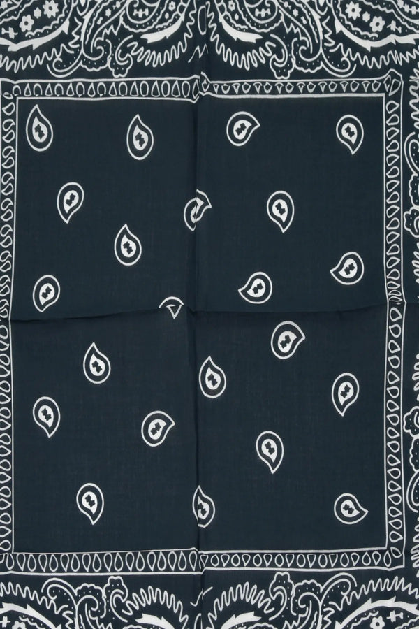 Füme Renk Etnik Desen Bandana - Stil Sahibi Kadın Bandana Fular