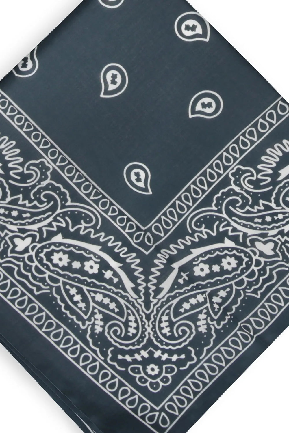 Füme Renk Etnik Desen Bandana - Stil Sahibi Kadın Bandana Fular