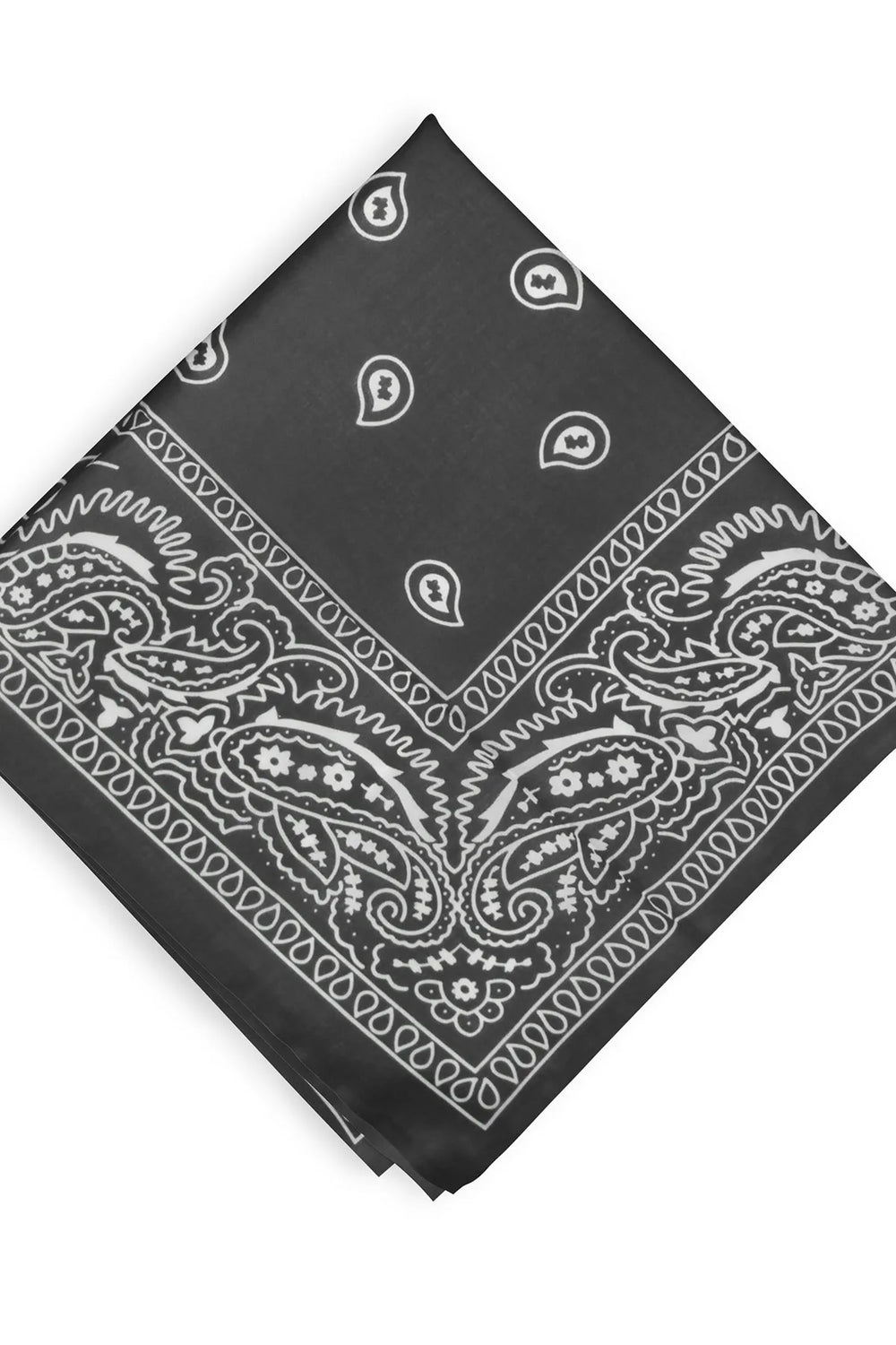 Siyah Etnik Desen Bandana - Stil Sahibi Kadın Bandana Fular