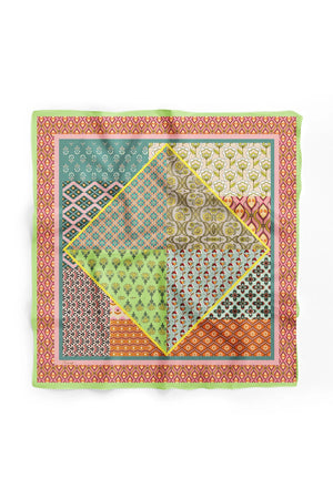 Kadın Otantik Desenli Fular Bandana - Stil Sahibi Kadın Bandana Fular