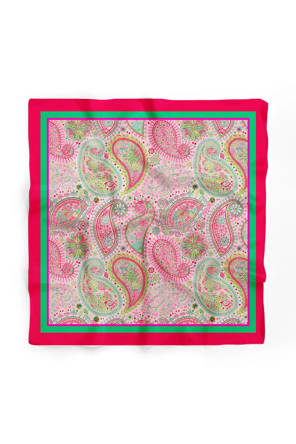 Pembe Etnik Desenli Kadın Fular - Renkli Desenli Kadın Fular