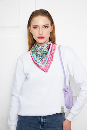 Bahar Fular - Kadın Fular Şık Kombinler Için