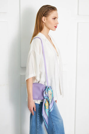 Çiçek Desenli Fular - Renkli Desenli Kadın Fular