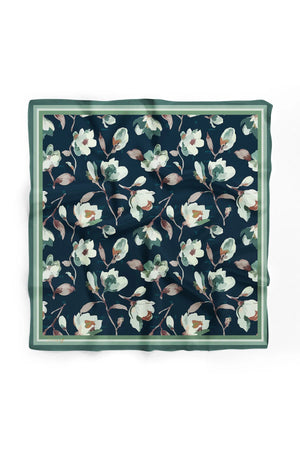 Çiçek Desenli Fular - Renkli Desenli Kadın Fular