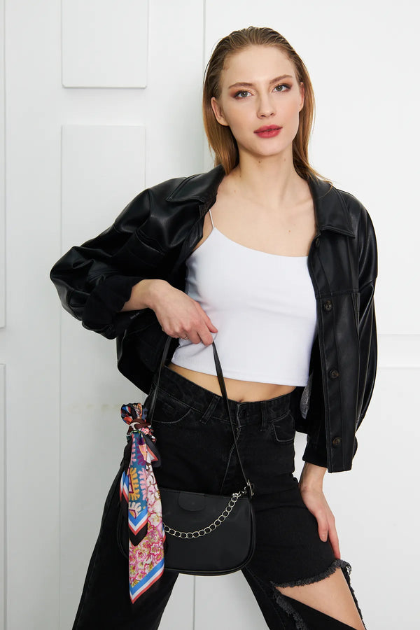 Kadın Fular Bandana - Stil Sahibi Kadın Bandana Fular