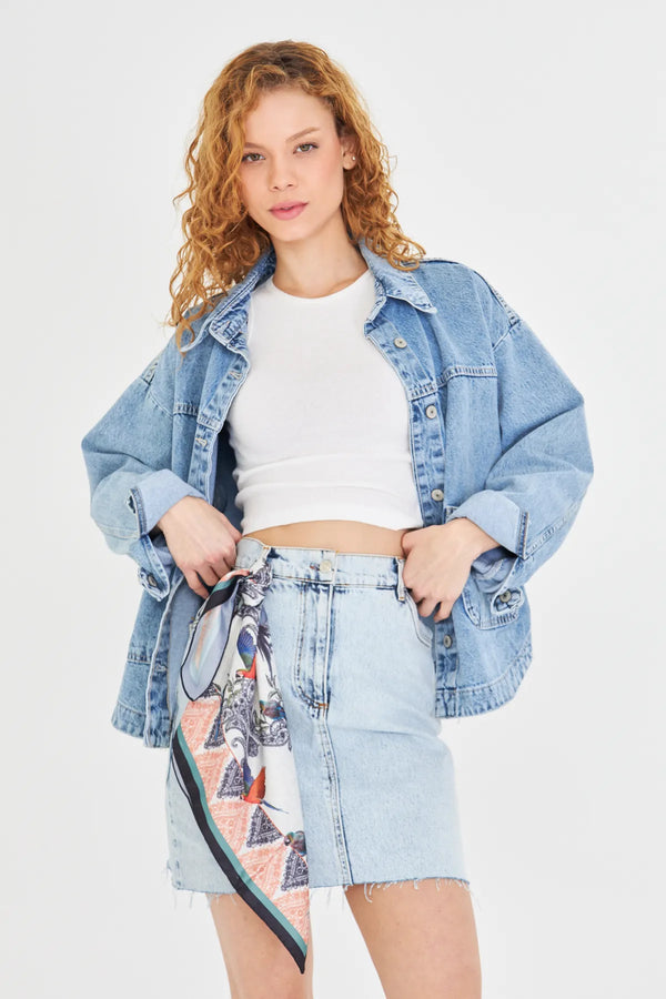 Kadın Fular Bandana - Stil Sahibi Kadın Bandana Fular