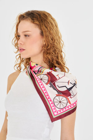 Kadın Fular Bandana - Stil Sahibi Kadın Bandana Fular