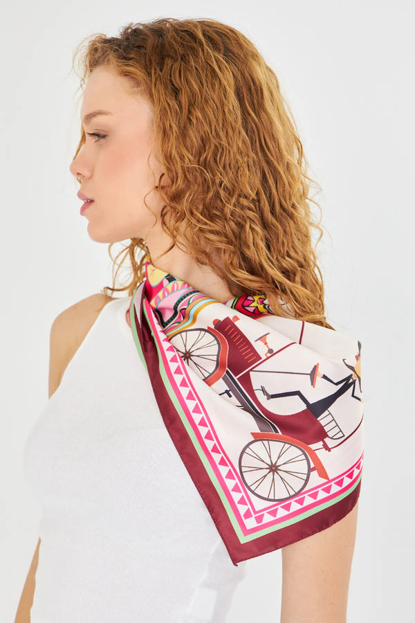 Kadın Fular Bandana - Stil Sahibi Kadın Bandana Fular