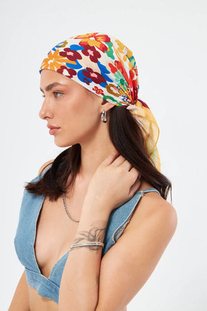 Fular Bandana 70Cm - Stil Sahibi Kadın Bandana Fular