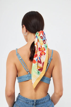 Fular Bandana 70Cm - Stil Sahibi Kadın Bandana Fular