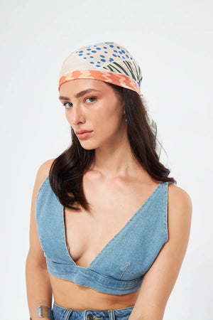 Fular Bandana 70Cm - Stil Sahibi Kadın Bandana Fular