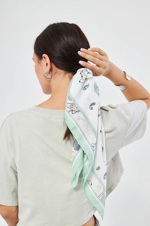 Fular Bandana 70Cm - Stil Sahibi Kadın Bandana Fular