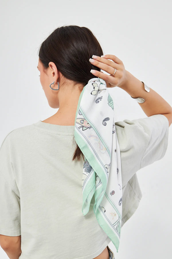 Fular Bandana 70Cm - Stil Sahibi Kadın Bandana Fular