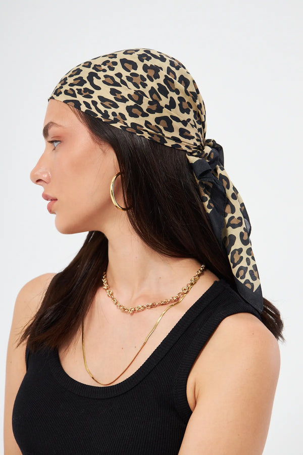 Fular Bandana 70Cm - Stil Sahibi Kadın Bandana Fular