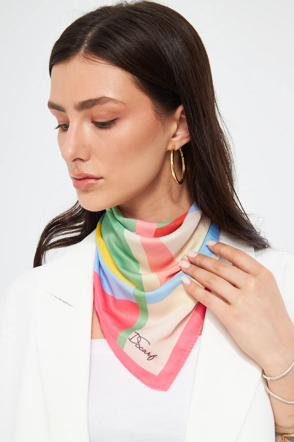 Fular Bandana 70Cm - Stil Sahibi Kadın Bandana Fular