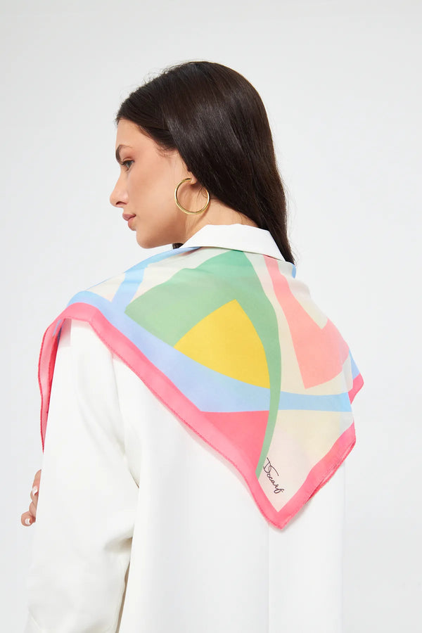 Fular Bandana 70Cm - Stil Sahibi Kadın Bandana Fular