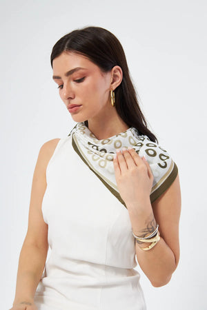 Fular Bandana 70Cm - Stil Sahibi Kadın Bandana Fular