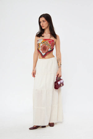 Fular Bandana 70Cm - Stil Sahibi Kadın Bandana Fular