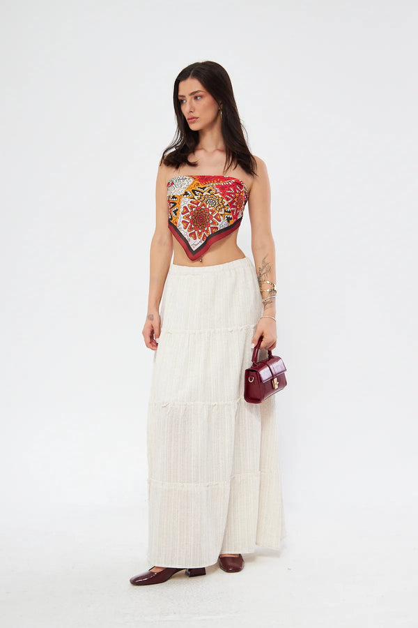 Fular Bandana 70Cm - Stil Sahibi Kadın Bandana Fular