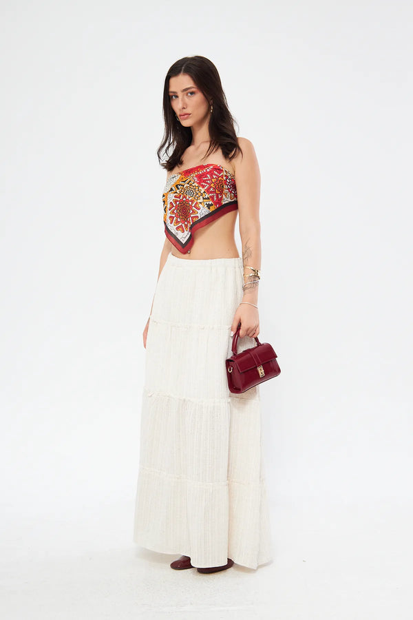 Fular Bandana 70Cm - Stil Sahibi Kadın Bandana Fular