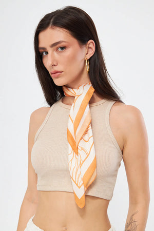 Fular Bandana 70Cm - Stil Sahibi Kadın Bandana Fular