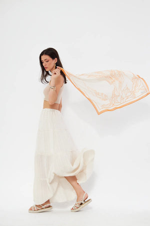 Fular Bandana 70Cm - Stil Sahibi Kadın Bandana Fular