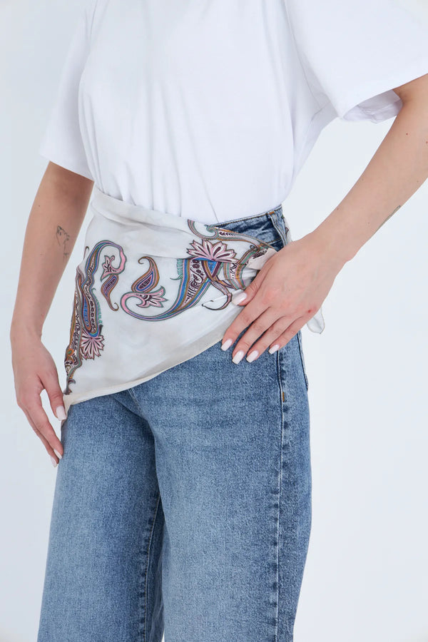 Fular Bandana 70Cm - Stil Sahibi Kadın Bandana Fular