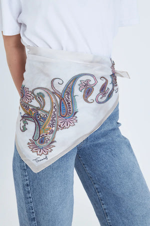 Fular Bandana 70Cm - Stil Sahibi Kadın Bandana Fular