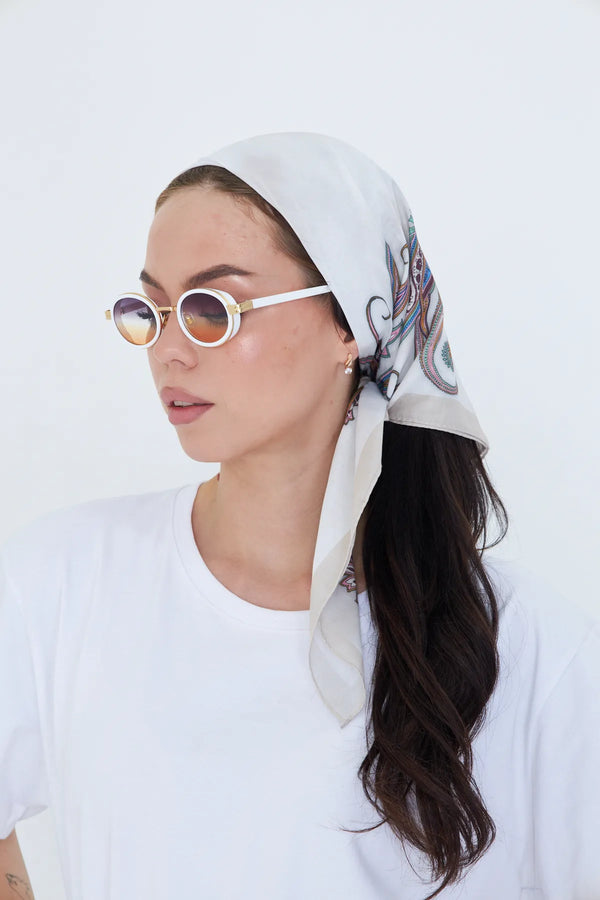 Fular Bandana 70Cm - Stil Sahibi Kadın Bandana Fular