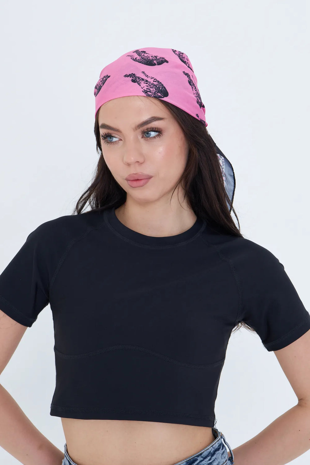 Fular Bandana 70Cm - Stil Sahibi Kadın Bandana Fular