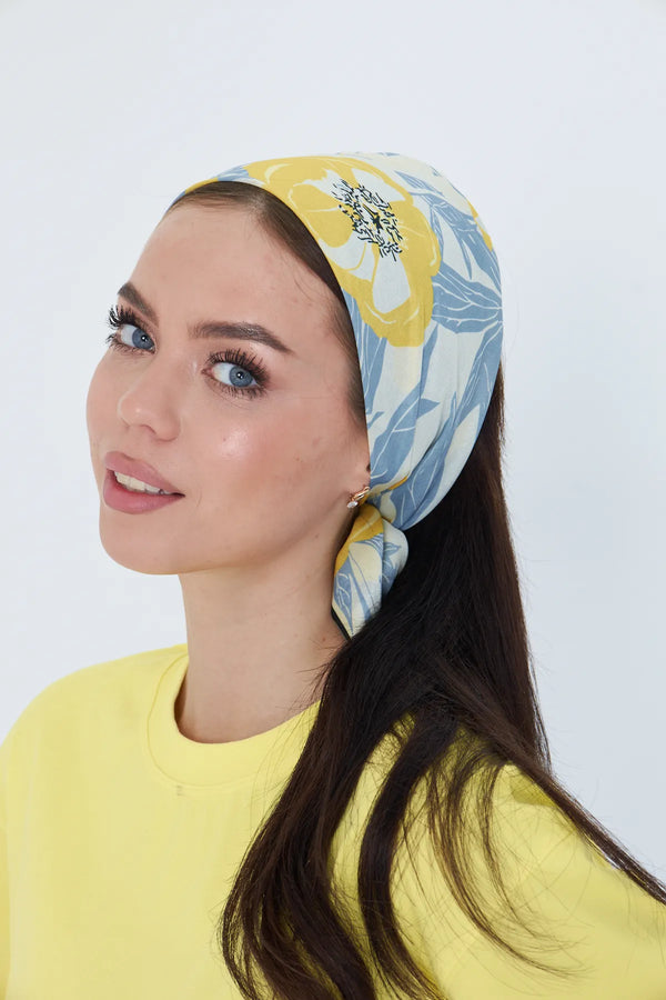 Fular Bandana 70Cm - Stil Sahibi Kadın Bandana Fular