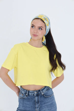 Fular Bandana 70Cm - Stil Sahibi Kadın Bandana Fular