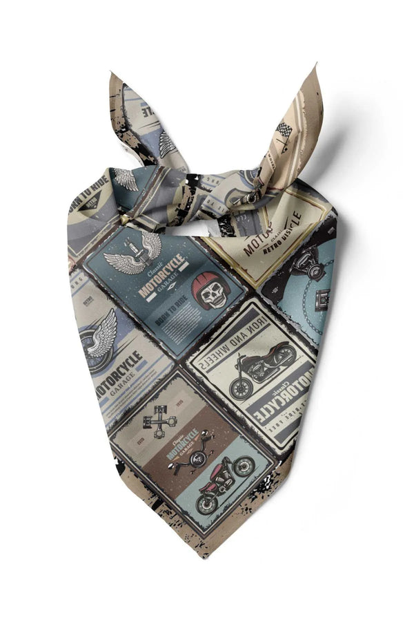 Motorcu Bandanası - Unisex Motorcu Bandanası