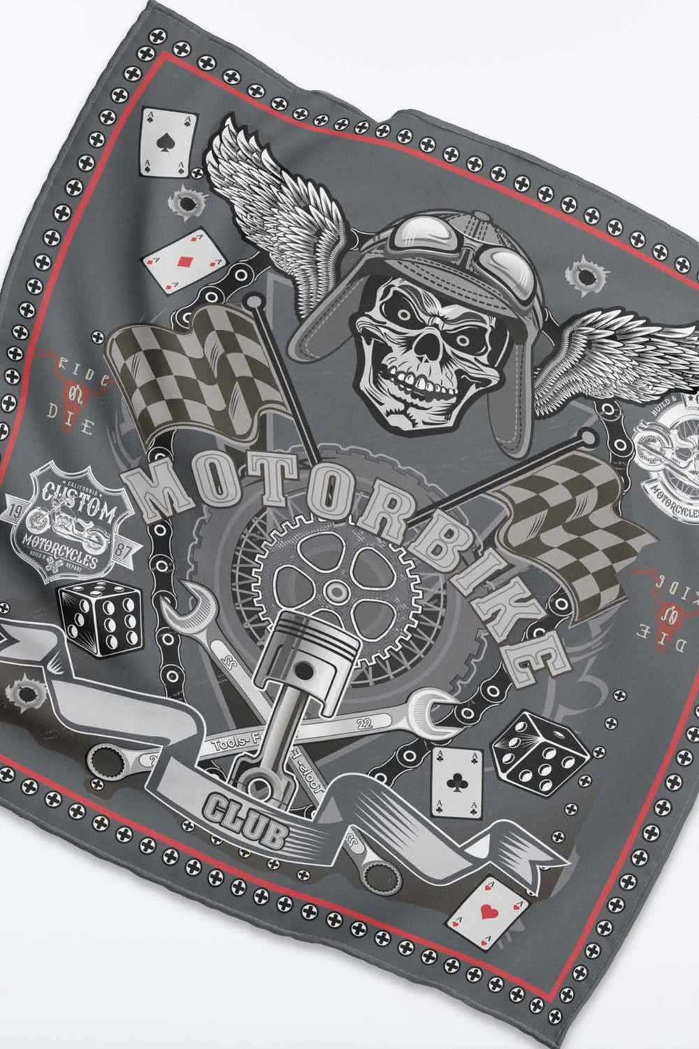 Motorcu Bandanası - Unisex Motorcu Bandanası