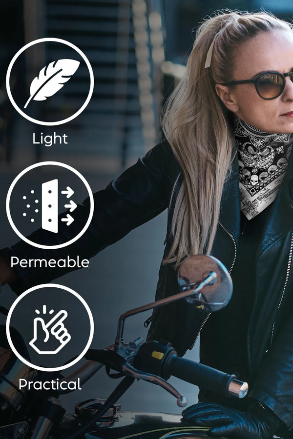 Motorcu Bandanası - Unisex Motorcu Bandanası