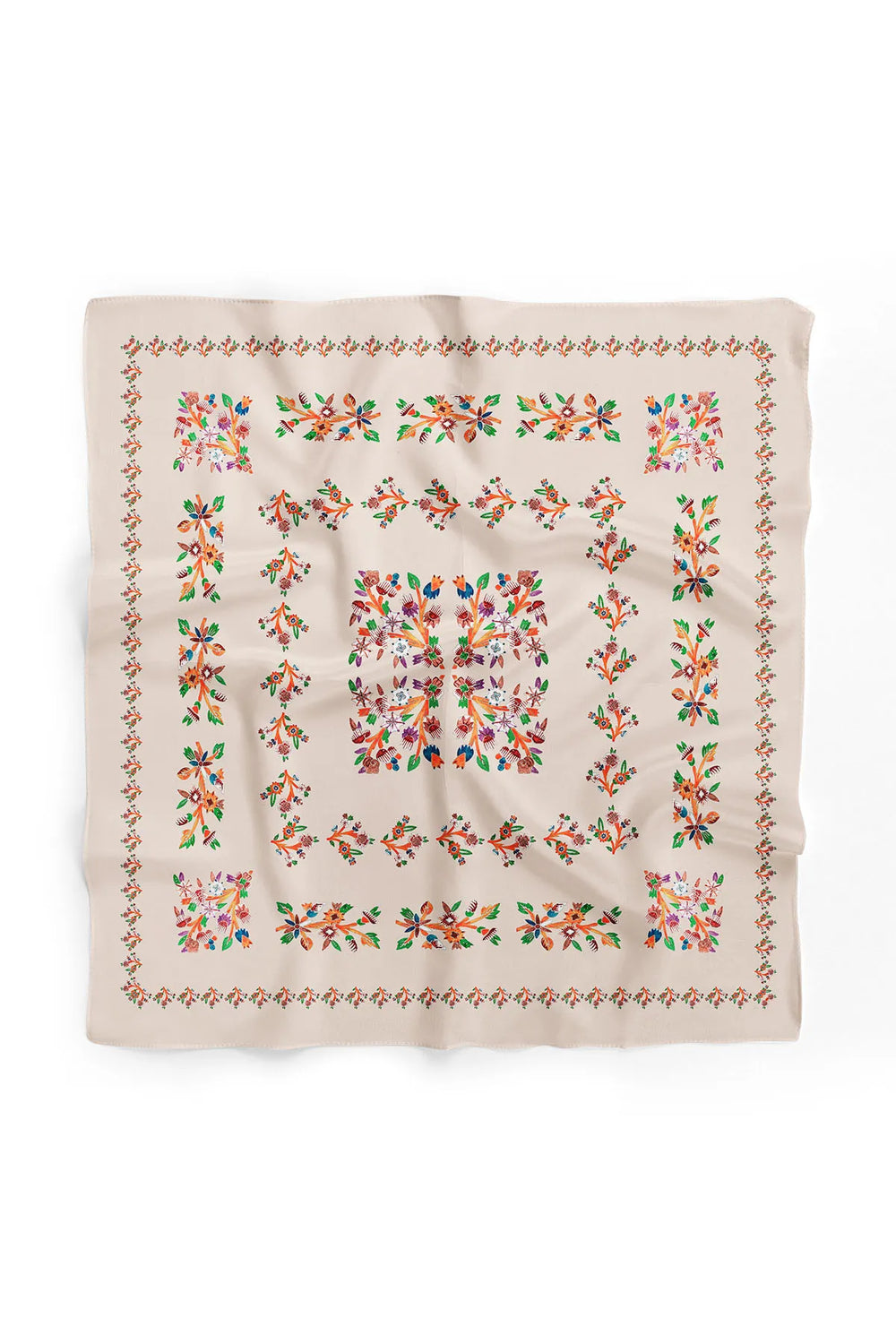 Pamuk Bandana Fular 70Cm - Pamuklu Bandana Fular Günlük Kullanım Için