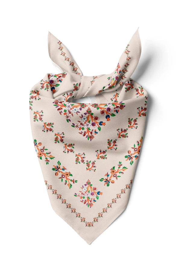 Pamuk Bandana Fular 70Cm - Pamuklu Bandana Fular Günlük Kullanım Için