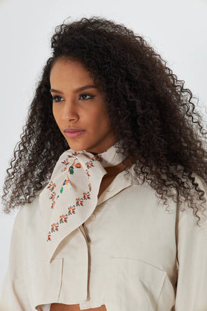 Pamuk Bandana Fular 70Cm - Pamuklu Bandana Fular Günlük Kullanım Için