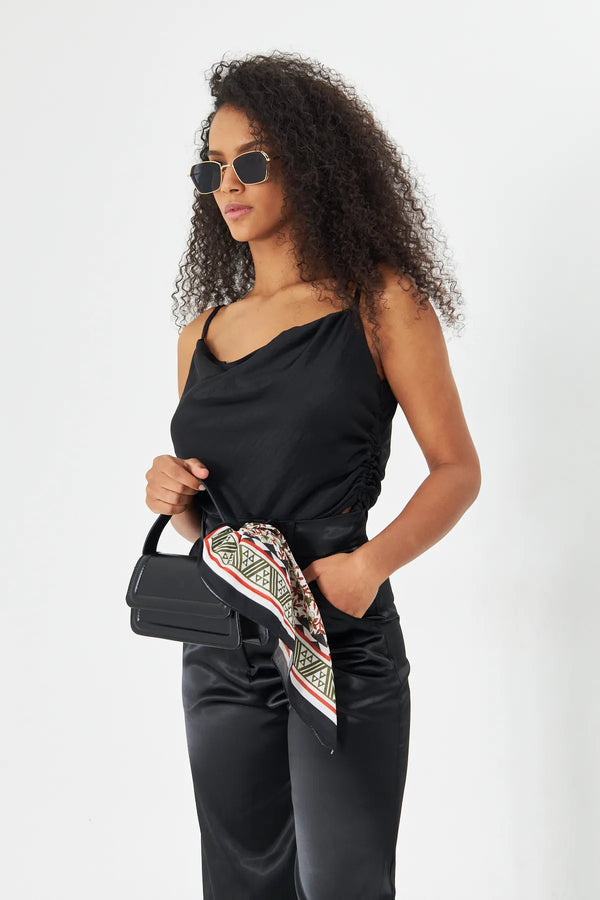 Pamuk Bandana Fular 70Cm - Pamuklu Bandana Fular Günlük Kullanım Için