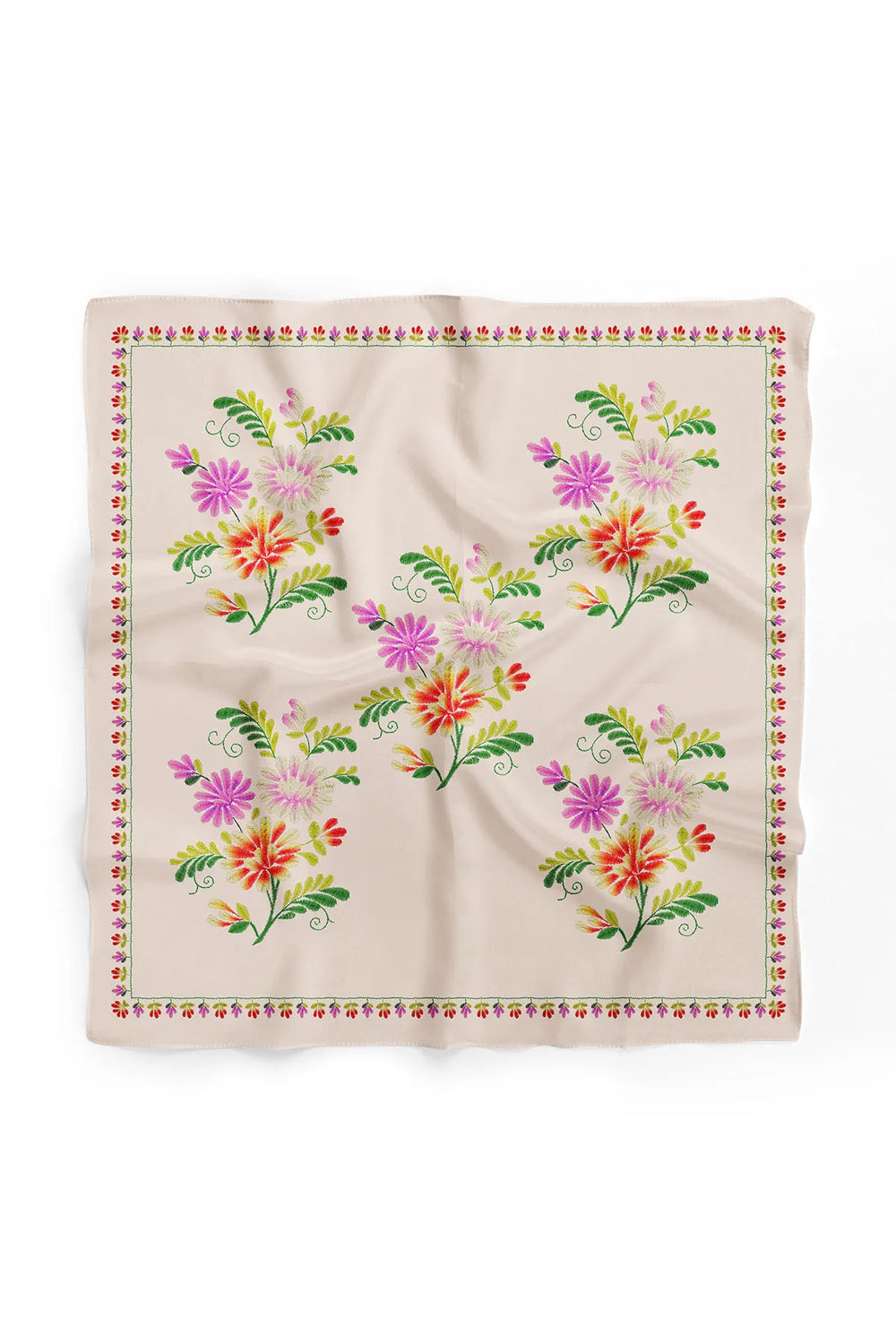 Pamuk Bandana Fular 70Cm - Pamuklu Bandana Fular Günlük Kullanım Için