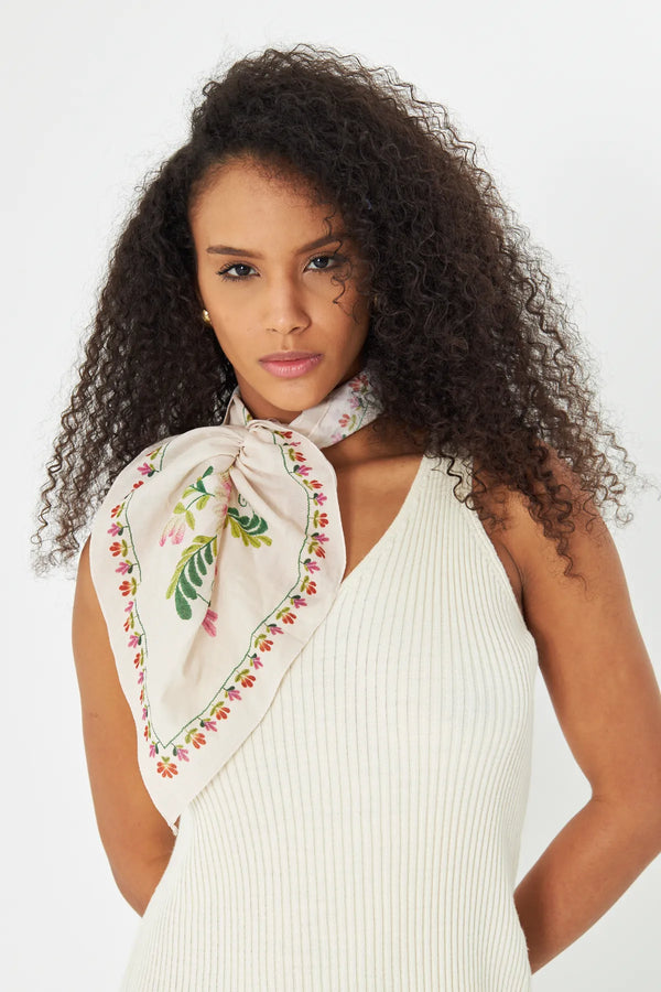 Pamuk Bandana Fular 70Cm - Pamuklu Bandana Fular Günlük Kullanım Için