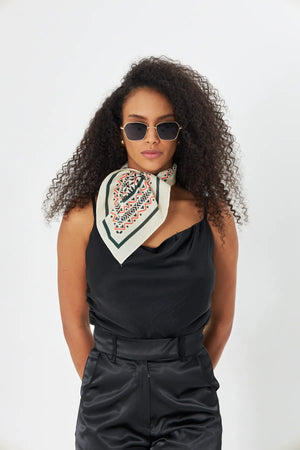 Pamuk Bandana Fular 70Cm - Pamuklu Bandana Fular Günlük Kullanım Için