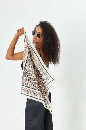 Pamuk Bandana Fular 70Cm - Pamuklu Bandana Fular Günlük Kullanım Için