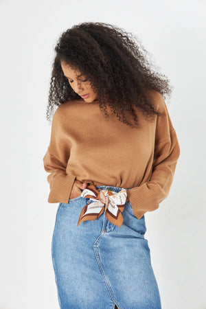 Pamuk Bandana Fular 70Cm - Pamuklu Bandana Fular Günlük Kullanım Için