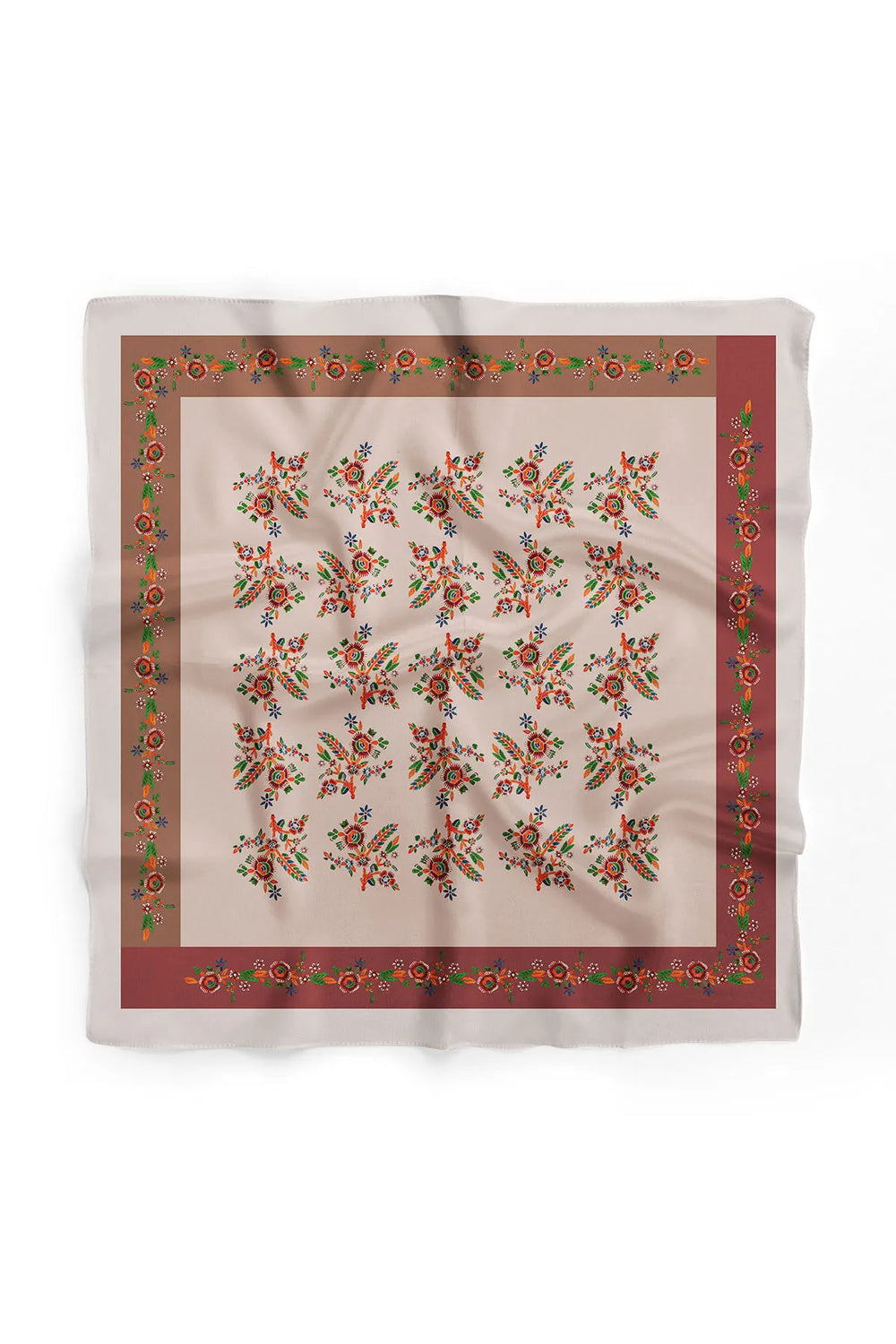 Pamuk Bandana Fular 70Cm - Pamuklu Bandana Fular Günlük Kullanım Için