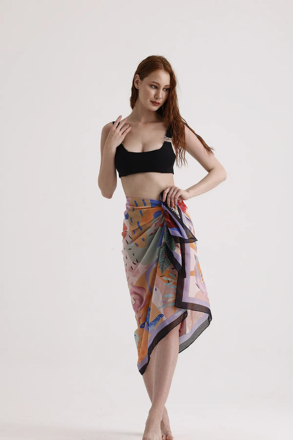 Deniz Yıldızlı Pareo - Yazlık Plaj Pareosu