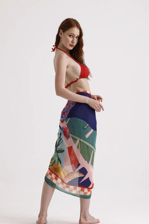 Dscarf Pareo - Yazlık Plaj Pareosu